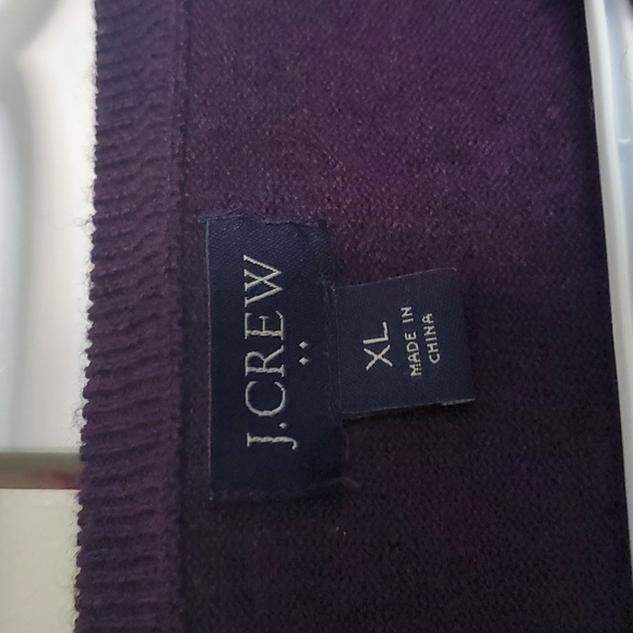 J. Crew Boys Size XL Purple Wool Blend Sweater - Picture 2 of 4